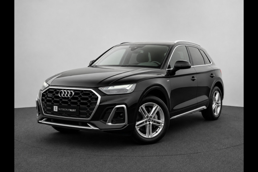 Audi Q5 50 TFSI e S-line | Trekhaak | Carplay | ACC | Stoelverwarming | Elektr. achterklep | DAB+ | LED