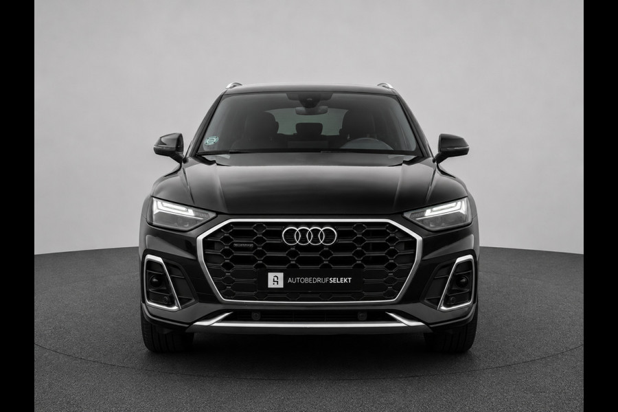 Audi Q5 50 TFSI e S-line | Trekhaak | Carplay | ACC | Stoelverwarming | Elektr. achterklep | DAB+ | LED