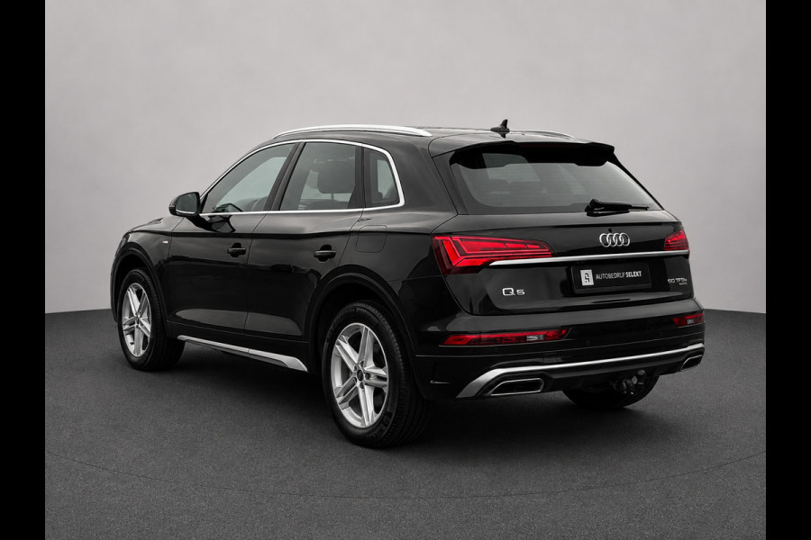 Audi Q5 50 TFSI e S-line | Trekhaak | Carplay | ACC | Stoelverwarming | Elektr. achterklep | DAB+ | LED