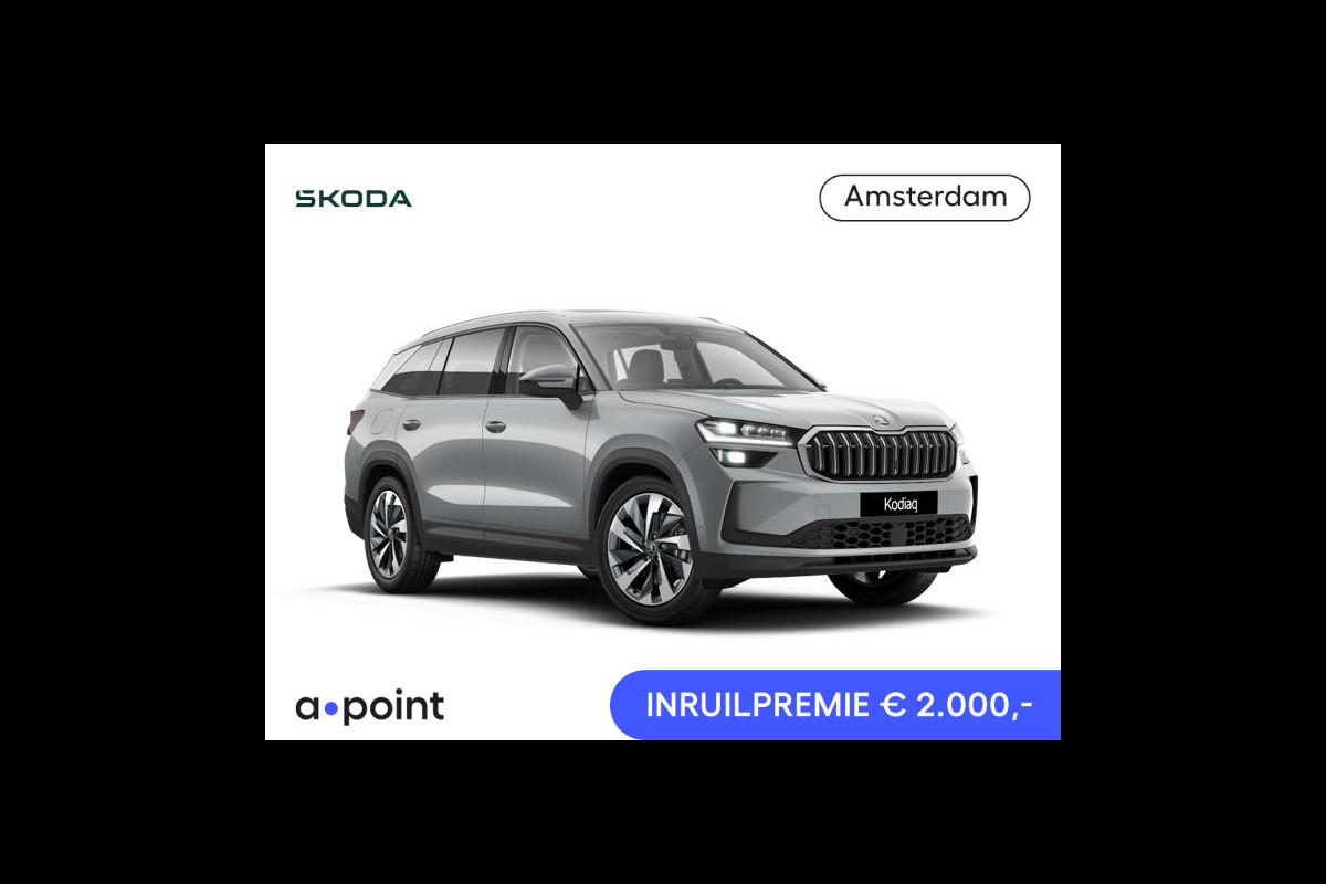 Škoda Kodiaq 1.5 TSI PHEV Business Edition Plus | Panoramadak | Leder | Trekhaak | 360 camera | Light & View | Adaptief onderstel | Canton Sound |
