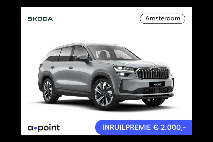 Škoda Kodiaq 1.5 TSI PHEV Business Edition Plus | Panoramadak | Leder | Trekhaak | 360 camera | Light & View | Adaptief onderstel | Canton Sound |