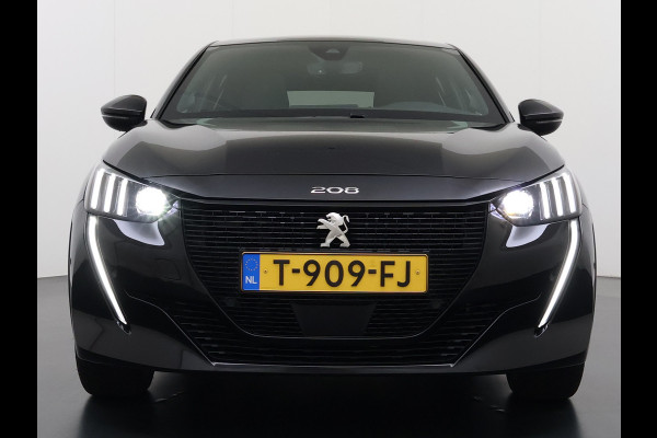 Peugeot e-208 EV GT350 SOH 98% Panoramadak Virtual Cockpit 360°Camera Keyless 3D-Navi Ecc Apple Carplay Android Auto Pdc Sensor dodehoek Regen-Lichtsensor Cruise Control Lmv Privacy Glas Isofix Led DAB Bluetooth 1e Eigenaar Dealeronderhouden Origineel Nederlandse Auto