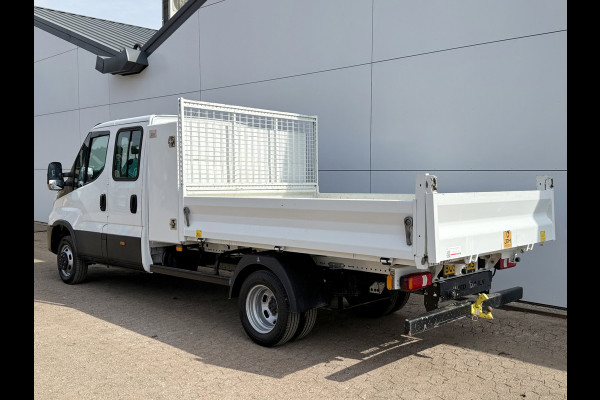 Iveco Daily 35C16 3.0 Dubbele Cabine Kipper Dubbellucht 3,5t Trekhaak 6 Stoelen Airco Cruise Control Luchtgeveerde stoel Benne Tipper