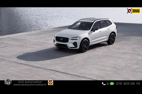Volvo XC60 2.0 T8 Plug-in hybrid AWD Ultra Black Edition Exec | Luchtvering | Massage | B&W Sound | Nieuw | BTW