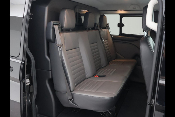 Ford Transit Custom 2.0 TDCI 170 PK AUT. LIMITED DUBBEL CABINE + ADAPTIVE CRUISE | 2 SCHUIFDEUREN | LEDER | XENON | TREKHAAK