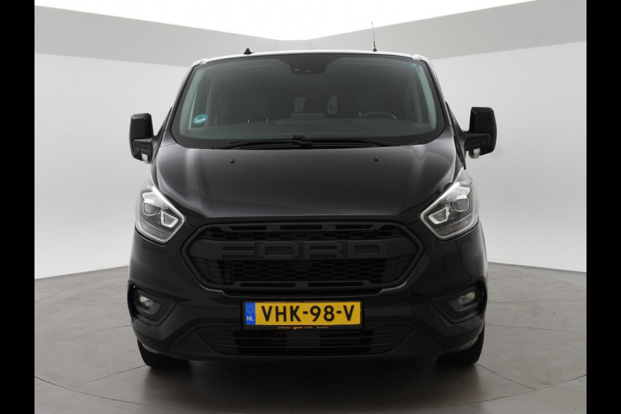 Ford Transit Custom 2.0 TDCI 170 PK AUT. LIMITED DUBBEL CABINE + ADAPTIVE CRUISE | 2 SCHUIFDEUREN | LEDER | XENON | TREKHAAK
