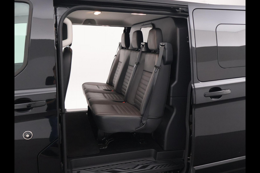 Ford Transit Custom 2.0 TDCI 170 PK AUT. LIMITED DUBBEL CABINE + ADAPTIVE CRUISE | 2 SCHUIFDEUREN | LEDER | XENON | TREKHAAK