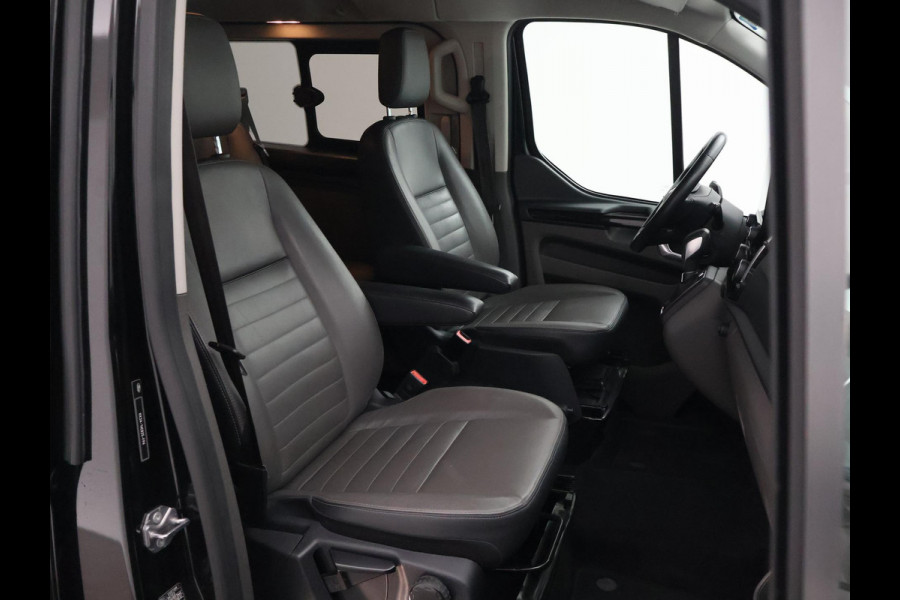 Ford Transit Custom 2.0 TDCI 170 PK AUT. LIMITED DUBBEL CABINE + ADAPTIVE CRUISE | 2 SCHUIFDEUREN | LEDER | XENON | TREKHAAK