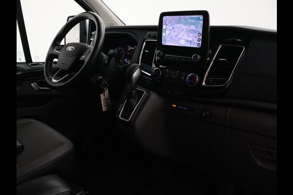 Ford Transit Custom 2.0 TDCI 170 PK AUT. LIMITED DUBBEL CABINE + ADAPTIVE CRUISE | 2 SCHUIFDEUREN | LEDER | XENON | TREKHAAK