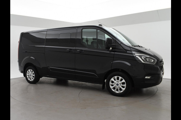 Ford Transit Custom 2.0 TDCI 170 PK AUT. LIMITED DUBBEL CABINE + ADAPTIVE CRUISE | 2 SCHUIFDEUREN | LEDER | XENON | TREKHAAK