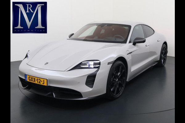 Porsche Taycan Turbo 93 kWh SOH 91% | SPORT CHRONO | HEAD-UP | CARBON PAKKET | ALCANTARA STOELEN + HEMEL | DUAL SCHERM | PSCB KERAMISCH GECOATE REMMEN | BURMESTER PREMIUM AUDIO | STOELVERWARMING + STUURWIELVERWARMING | STOELVENTILATIE | MEMORY SEATS | PORSCHE DEALER ONDERHOUDEN | 360° CAMERA | VERKEERT IN NIEUWSTAAT | ALL-IN PRIJS | 12 MAANDEN BOVAG GARANTIE