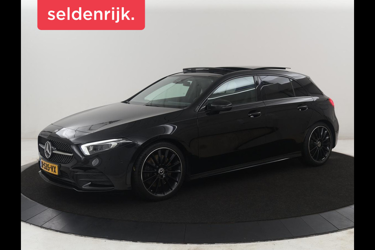 Mercedes-Benz A-Klasse 250 Premium Plus | Panoramadak | Leder/alcantara | Memory | Cruise control | Stoelverwarming | Sfeerverlichting | Navigatie | Carplay | Climate control | Camera | Park assist