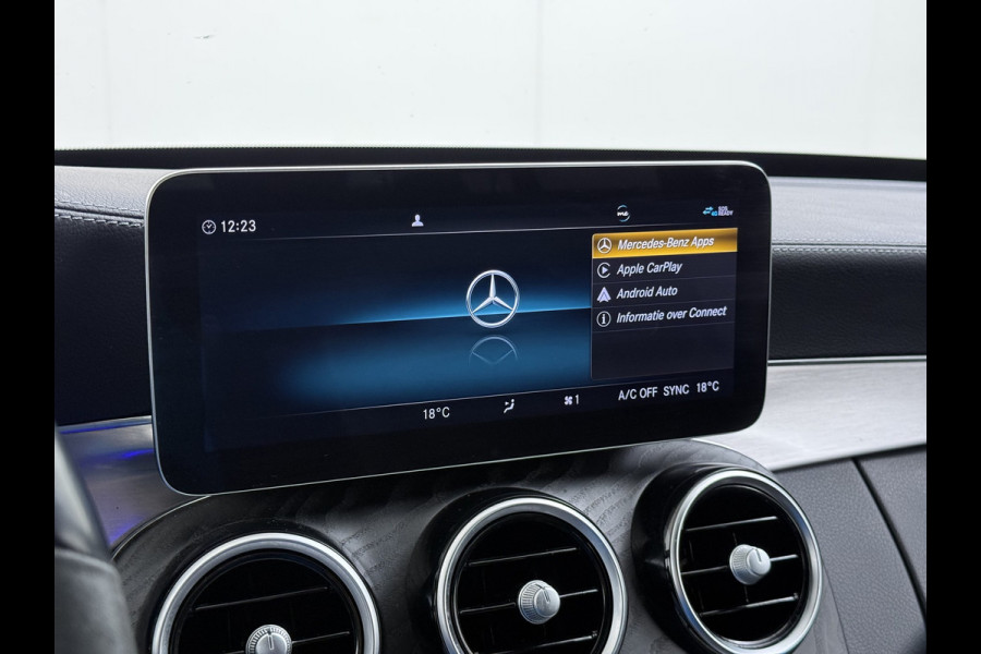 Mercedes-Benz C-Klasse Estate 300De Diesel Hybride 306pk - 700Nm! AUT-9 AMG Limited Trekhaak Apple Carplay Android Auto Elek.Stoelen+Verwarmd Navi Ecc  SOH 97% Solution Business Elek.Achterklep Led Privacy Glas Lmv 18" Night-pakket 1800kg trekvermogen!