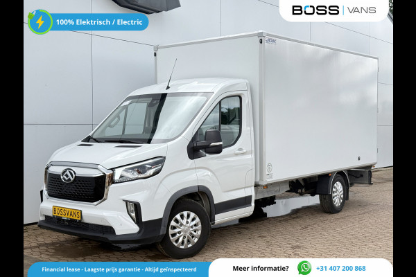 Maxus eDeliver 9 65kWh 204PK Elektrisch Bakwagen met achterdeuren Airco ACC Carplay Camera Parkeersensoren Meubelbak Koffer
