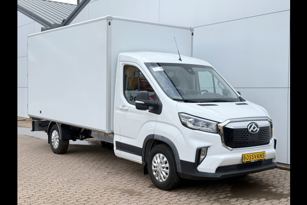 Maxus eDeliver 9 65kWh 204PK Elektrisch Bakwagen met achterdeuren Airco ACC Carplay Camera Parkeersensoren Meubelbak Koffer