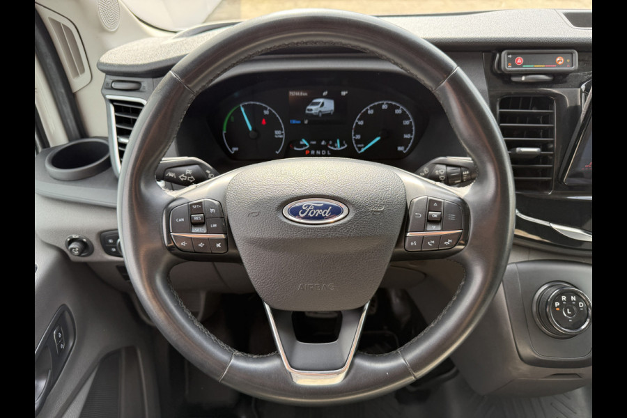 Ford E-Transit 68kWh 184PK L3H2 317km WLTP 96,2% (SOH) BEV Snelladen Navigatie Cruise control Climate control 360 Camera Carplay Laadkabel Parkeersensoren