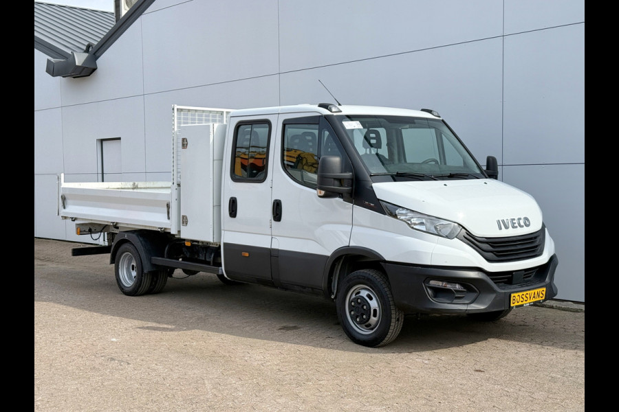 Iveco Daily 35C16 3.0 Dubbele Cabine Kipper Dubbellucht 3,5t Trekhaak 6 Stoelen Airco Cruise Control Luchtgeveerde stoel Benne Tipper