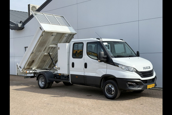 Iveco Daily 35C16 3.0 Dubbele Cabine Kipper Dubbellucht 3,5t Trekhaak 6 Stoelen Airco Cruise Control Luchtgeveerde stoel Benne Tipper