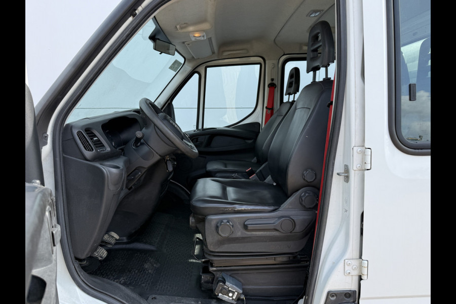 Iveco Daily 35C16 3.0 Dubbele Cabine Kipper Dubbellucht 3,5t Trekhaak 6 Stoelen Airco Cruise Control Luchtgeveerde stoel Benne Tipper