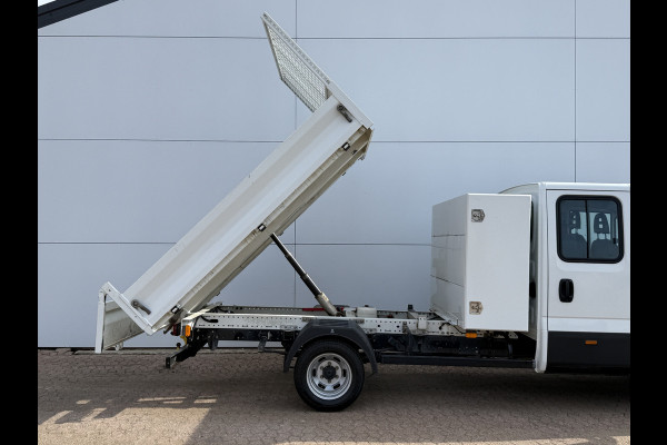 Iveco Daily 35C16 3.0 Dubbele Cabine Kipper Dubbellucht 3,5t Trekhaak 6 Stoelen Airco Cruise Control Luchtgeveerde stoel Benne Tipper