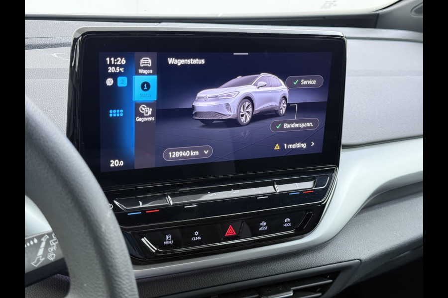 Volkswagen ID.4 Pro 82kWh 204PK SOH 96% Warmtepomp Trekhaak Adap.Cruise Apple Carplay Android Auto Navi Ecc Wifi Lmv 19" Led Isofix DAB Bluetooth Rijstrooksensor 1e Eigenaar Dealeronderhouden Origineel Nederlandse Auto