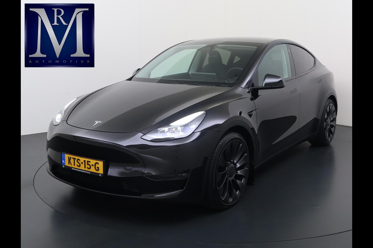 Tesla Model Y Performance AWD 75 kWh SOH 95% | AFN. TREKHAAK | 21 INCH TURBINE VELGEN| TESLA FABRIEKSGARANTIE T/M 01-2027 of 80.000KM!| RESTERENDE FABRIEKSGARANTIE OP DE HOOGVOLTACCU + AANDRIJFLIJN T/M 01-2031 of 192.000KM!