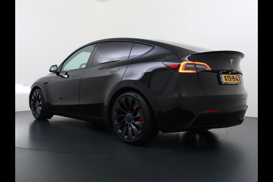 Tesla Model Y Performance AWD 75 kWh VAN:43.900,- VOOR:39.877,- UW HERFSTVOORDEEL:4.023,- SOH 95% | AFN. TREKHAAK | 21 INCH TURBINE VELGEN| TESLA FABRIEKSGARANTIE T/M 01-2027 of 80.000KM!| RESTERENDE FABRIEKSGARANTIE OP DE HOOGVOLTACCU + AANDRIJFLIJN T/M 01-2031 of 192.000KM!