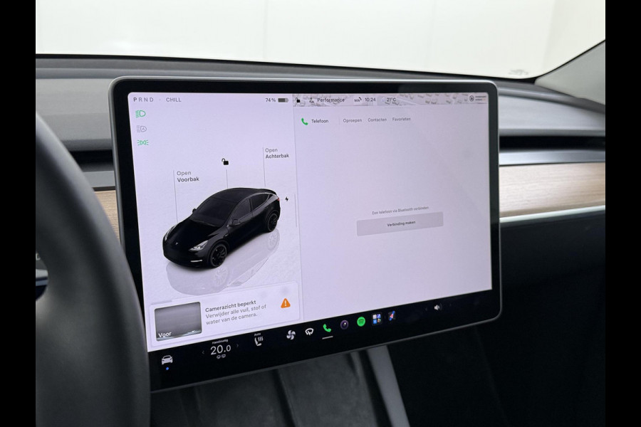 Tesla Model Y Performance AWD 75 kWh VAN:43.900,- VOOR:39.877,- UW HERFSTVOORDEEL:4.023,- SOH 95% | AFN. TREKHAAK | 21 INCH TURBINE VELGEN| TESLA FABRIEKSGARANTIE T/M 01-2027 of 80.000KM!| RESTERENDE FABRIEKSGARANTIE OP DE HOOGVOLTACCU + AANDRIJFLIJN T/M 01-2031 of 192.000KM!