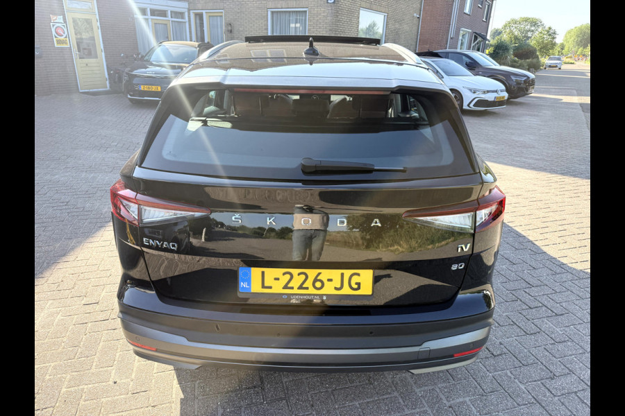Škoda ENYAQ iV 80 SOH 92 %, Panoramadak, Trekhaak, Warmtepomp