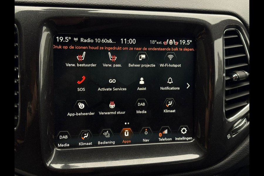Jeep Compass 1.3T S | 1e Eigenaar | Leder, Memory, Carplay/Android, Camera, Navi, Afn. Trekhaak, Stoel+Stuurverw., DAB | NAP |
