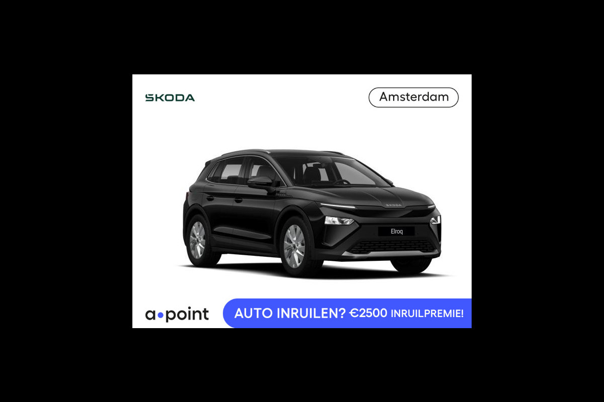Škoda Elroq 85 Tour Edition 286pk | 576km range | | Black Magic Metallic | Android Infotainment + Navigatie | Verwarmbaar Stuurwiel + Voorstoelen | Parkeersens V+A + Achteruitrijcamera | Adaptieve Cruise Control | Blind Spot Assist