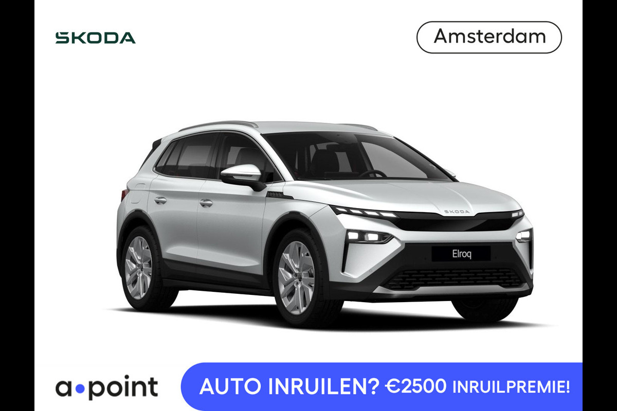 Škoda Elroq 60 Business Edition 190 pk | Trekhaak | Business Upgrade pakket - Plus | Lodge interieur design selectie | Velgen: 20" lichtmetalen velgen Vega, zilver metallic