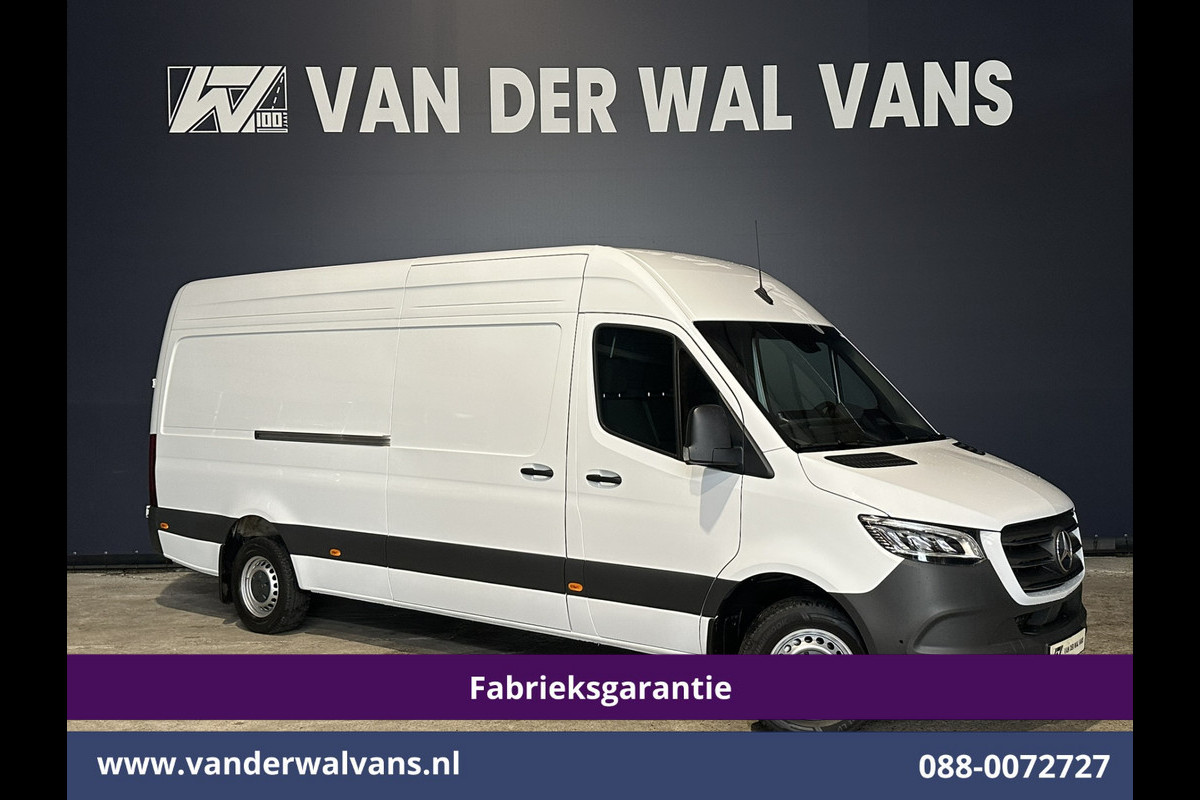 Mercedes-Benz Sprinter 317 CDI 170pk L3H2 Fabrieksgarantie Euro6 Airco | Camera | LED | Adaptieve Cruiscontrol Parkeersensoren, Bijrijdersbank