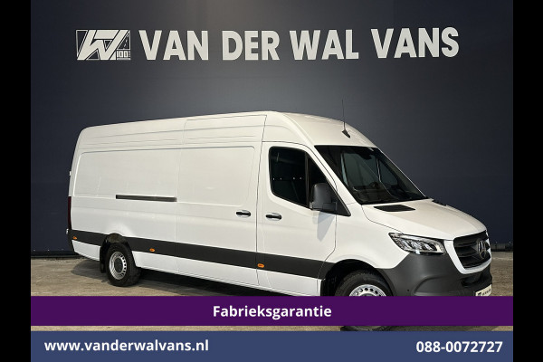 Mercedes-Benz Sprinter 317 CDI 170pk L3H2 Fabrieksgarantie Euro6 Airco | Camera | LED | Adaptieve Cruiscontrol Parkeersensoren, Bijrijdersbank