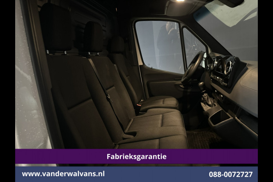 Mercedes-Benz Sprinter 317 CDI 170pk L3H2 Fabrieksgarantie Euro6 Airco | Camera | LED | Adaptieve Cruiscontrol Parkeersensoren, Bijrijdersbank