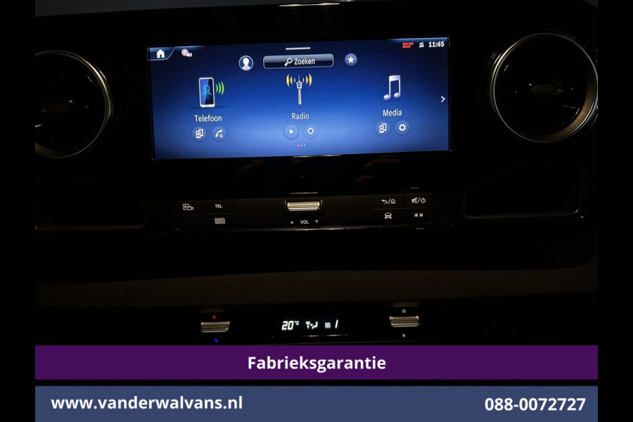 Mercedes-Benz Sprinter 317 CDI 170pk L3H2 Fabrieksgarantie Euro6 Airco | Camera | LED | Adaptieve Cruiscontrol Parkeersensoren, Bijrijdersbank