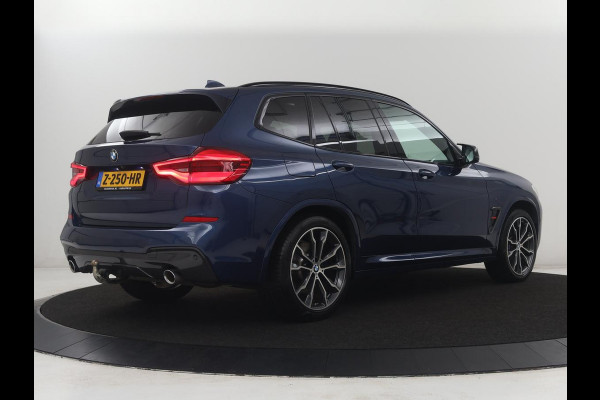BMW X3 xDrive30e M Sport High Executive | Panoramadak | Leder | Adaptive cruise | Head-up | Stoelverwarming | Trekhaak | Sfeerverlichting | Camera | Park assist | Elektrische achterklep