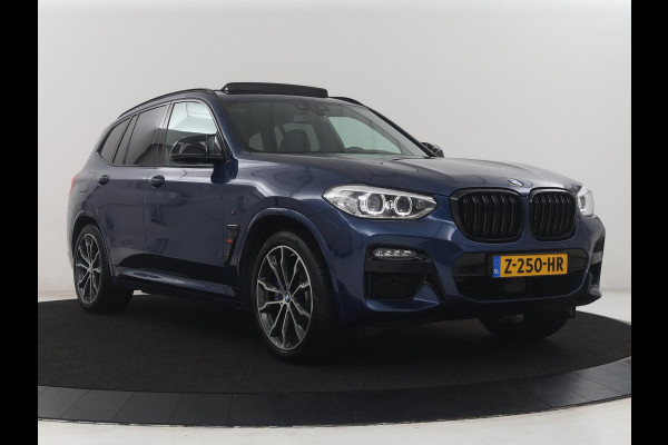 BMW X3 xDrive30e M Sport High Executive | Panoramadak | Leder | Adaptive cruise | Head-up | Stoelverwarming | Trekhaak | Sfeerverlichting | Camera | Park assist | Elektrische achterklep