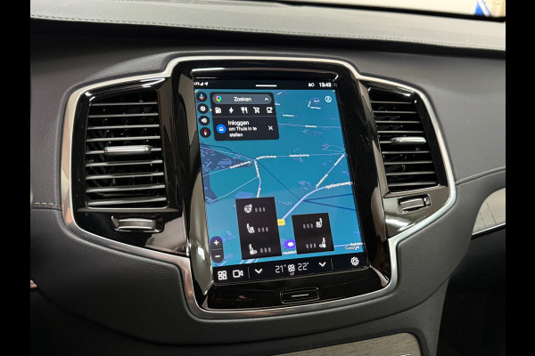 Volvo XC90 2.0 T8 Plug-in AWD Ultra Dark | Massage | Luchtvering | 22Inch | 7-Pers. | Pano |360°|H & K |Head-Up|Elektr Trekhaak
