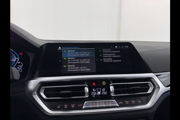 BMW 3 Serie Touring 330e High Executive (Plug-in) {SoH-91%} (INCL.BTW) Aut. *LEATHER | FULL-LED | HEATED-SPORTSEATS | HIFI-SOUND | NAVI-FULLMAP | DAB+ | DIGI-COCKPIT | PRIVACY-GLASS | AMBIENT-LIGHT | ECC | PDC | CRUISE | 19-ALU*