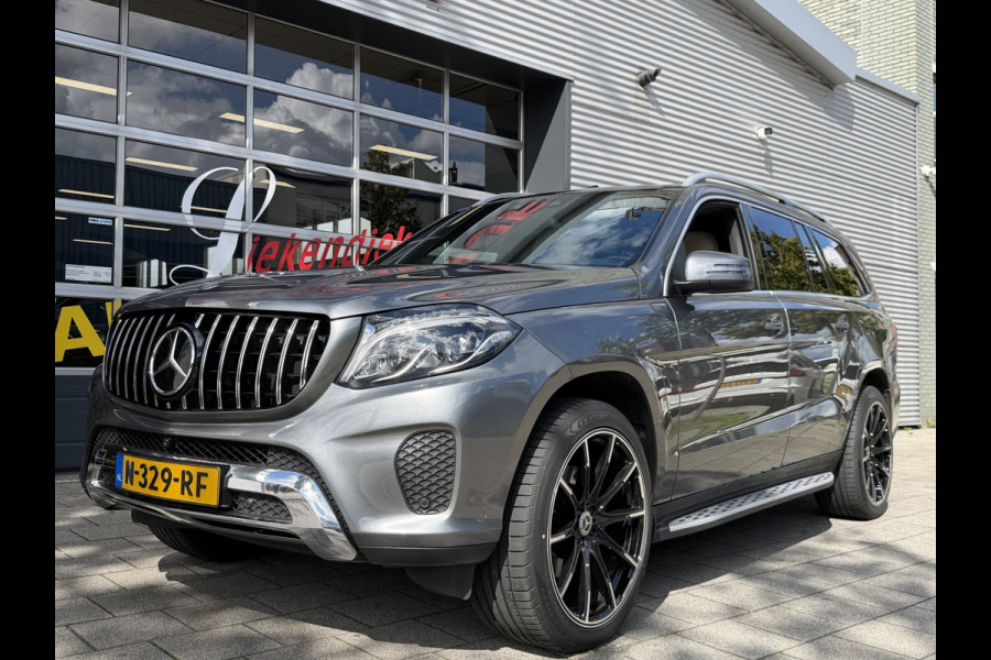 Mercedes-Benz GLS 400 4MATIC - Panorama-schuifdak I Navigatie I Leer I Airco I 7 Pers I 22 inch Sport velgen I LED I PDC I Enz....