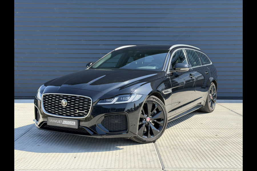 Jaguar XF Sportbrake 2.0 P250 R-Dynamic Black | Leder | Memory Stoelen | Dode hoek | Camera | Top staat!