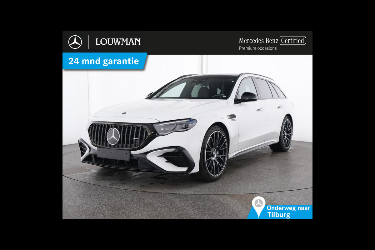 Mercedes-Benz E-Klasse Estate Mercedes-AMG 53 4MATIC+ Premium Plus | MBUX Superscreen | Trekhaak | Panorama Schuif-Kanteldak | AMG Night Pakket. Inclusief 24 maanden MB Certified garantie voor Europa.