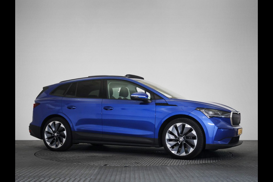 Škoda ENYAQ iV BWJ 2021 | 60 SPORTLINE | TREKHAAK | PANO DAK | LEER | STOEL&STUUR VERW | CAMERA A | CARPLAY |