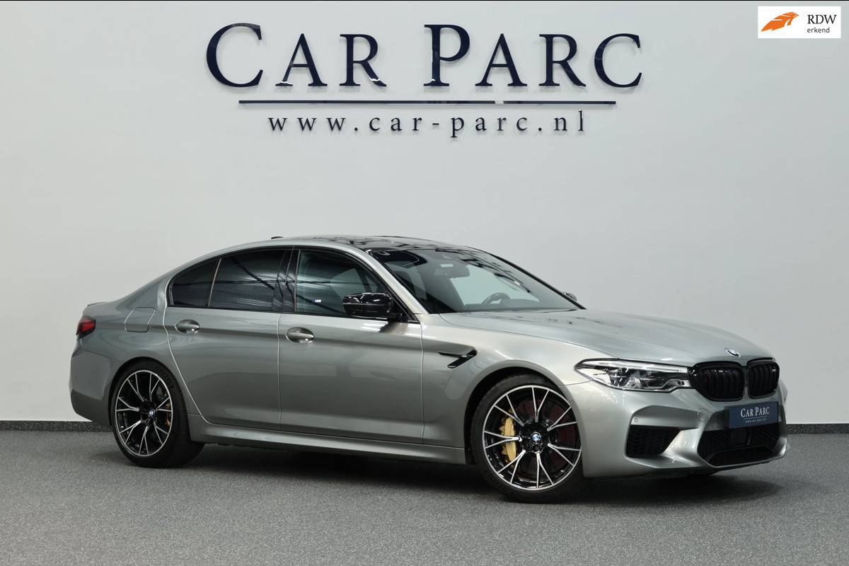 BMW 5 Serie M5 Competition 625+PK KERAMISCH/VIRTUAL/SFEER/SOFT/CARBON/LEER+S.VERWARMING+MEMORY/LMV/360/ACC/ECC/12 MND GARANTIE!
