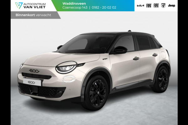 Fiat 600 1.2 Hybrid Sport | Clima | Camera | Adapt. Cruise | BSM | Navi | 18" | Winter Pack | Apple Carplay