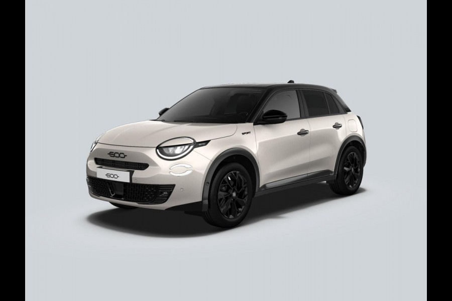 Fiat 600 1.2 Hybrid Sport | Clima | Camera | Adapt. Cruise | BSM | Navi | 18" | Winter Pack | Apple Carplay