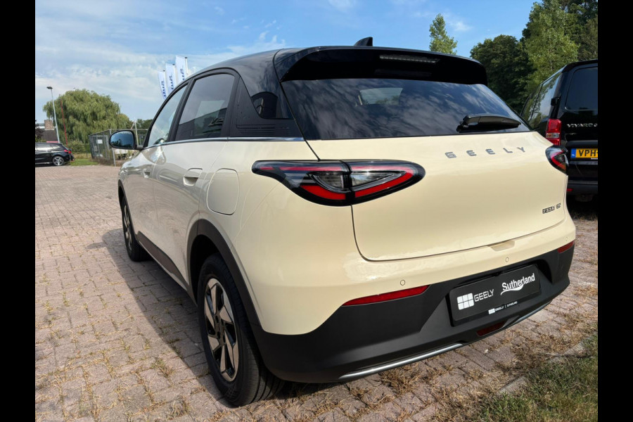 GEELY E2 Ultra 47 kWh 115 PK | Pre-order nu ! | 345 Km actieradius | Verwarmbare Voorstoelen & Stuurwiel | 540° Panoramische Camera | Elektrisch bedienbare achterklep | Draadloze Oplader Voor Smartphone