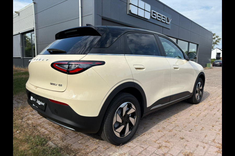 GEELY E2 Ultra 47 kWh 115 PK | Pre-order nu ! | 345 Km actieradius | Verwarmbare Voorstoelen & Stuurwiel | 540° Panoramische Camera | Elektrisch bedienbare achterklep | Draadloze Oplader Voor Smartphone