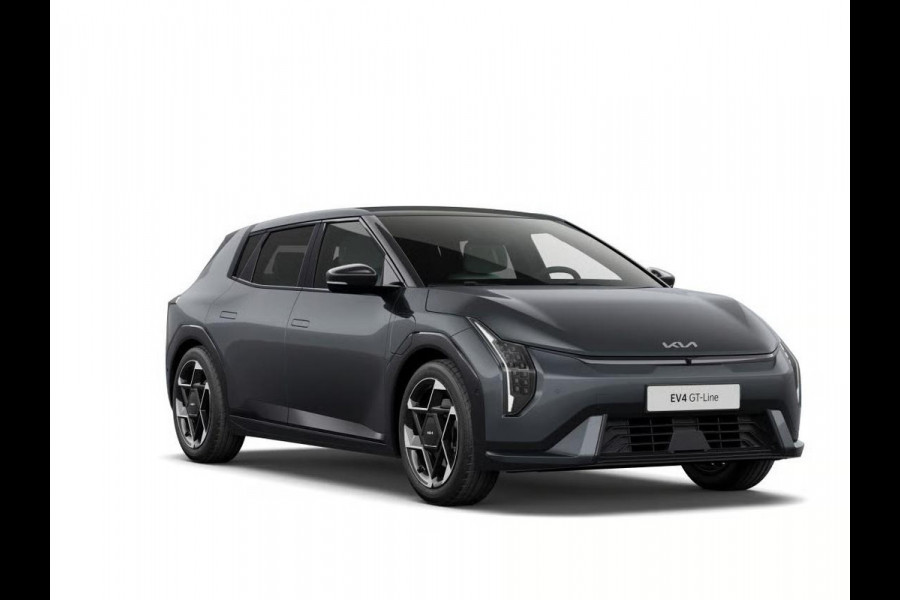 Kia EV4 GT-PlusLine 81.4 kWh | Actieprijs* | Navi. | Clima. | Adapt. Cruise. | Dodehoekcamera | Glazen Schuif-/Kanteldak | Harman Kardon | GT-Line Vegan Lederen Stoelbekleding | Slimme Parkeerassistentie